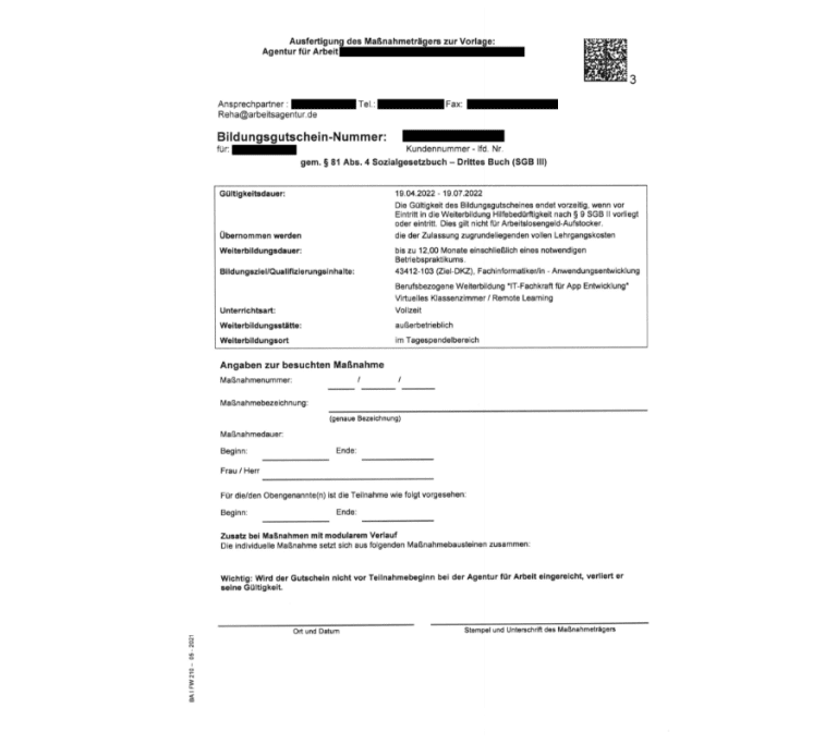 Wie Bekommt Man Einen Personenbeförderungsschein Bildungsgutschein 2024: So gelingt dein Quereinstieg